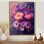 Paysage de rêve Sherita en bouquets assortis mauves et roses I - Assortiment de bouquets d'art mural