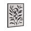 Art mural floral noir et blanc-366318415-366318414