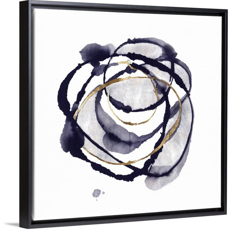 « Around the Universe » par PI studio, impression sur toile, H 22 po x l 22 po x P 1,75 po, Toile avec cadre noir