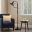 Lampe sur pied arquée 58 po Alarna