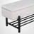 Upholstered Storage Bench With A Bottom Shelf-45981511