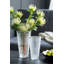 Vase effilé rond en verre - 6 po de diamètre x 11 po - transparent