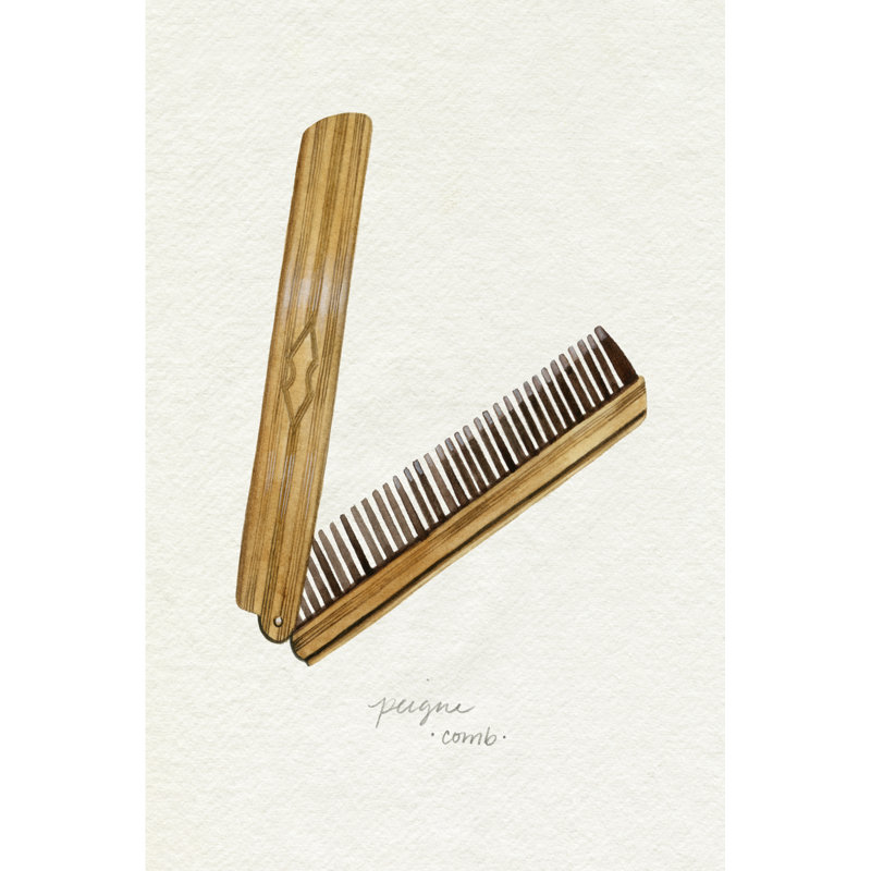 Gilded Toiletries IV by Grace Popp - Painting, Black Floater Framed, 122 cm H x 81 cm W