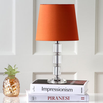 Ensemble de lampes de table en verre transparent 15 po Damore