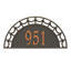 Plaque d'adresse murale 1 ligne Signature Series-1778037171-1778037175-1778037178