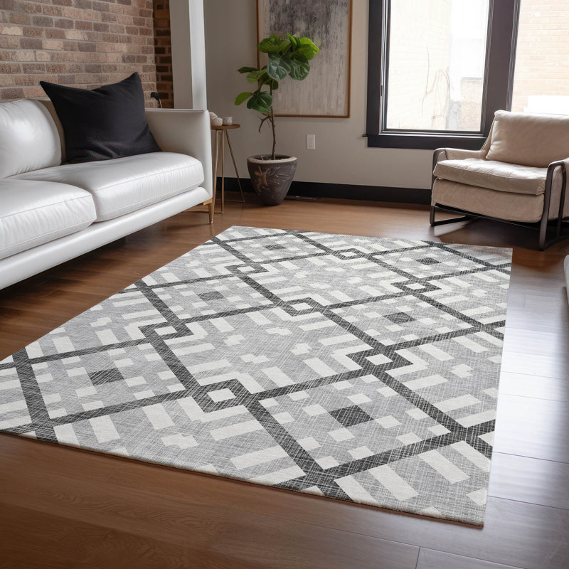 Tapis intérieur / extérieur Kinslee, Rectangle 5 pi x 7 pi 6 po