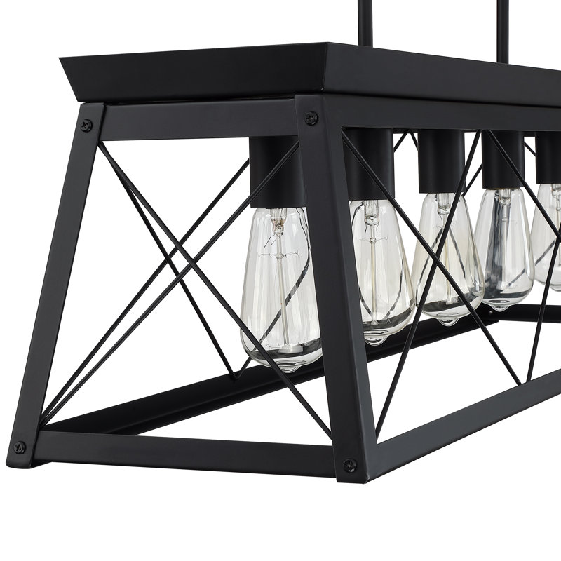 Lisa-Mary 5 - Light Kitchen Island Pendant, Matte Black