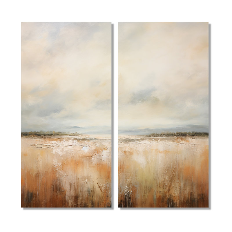«Meadow Grasslands Minimalisme III», impressions sur toile, H 20 po x l 24 po, Toile tendue, Ne s’applique pas