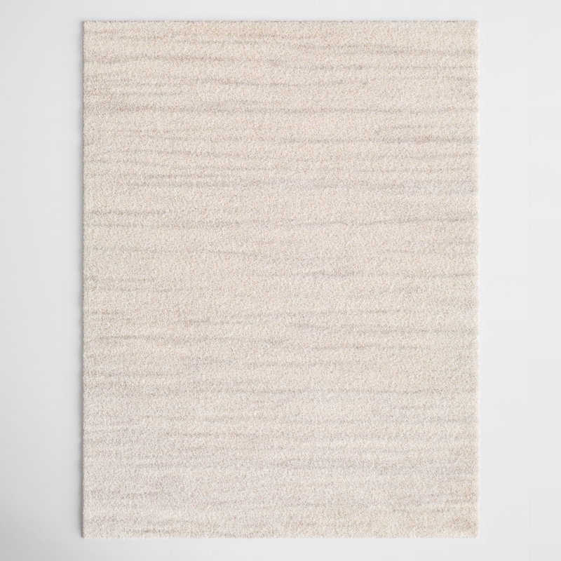 Tapis crème / brun clair Underhill Jovany, Rectangle 7 pi 10 po x 10 pi