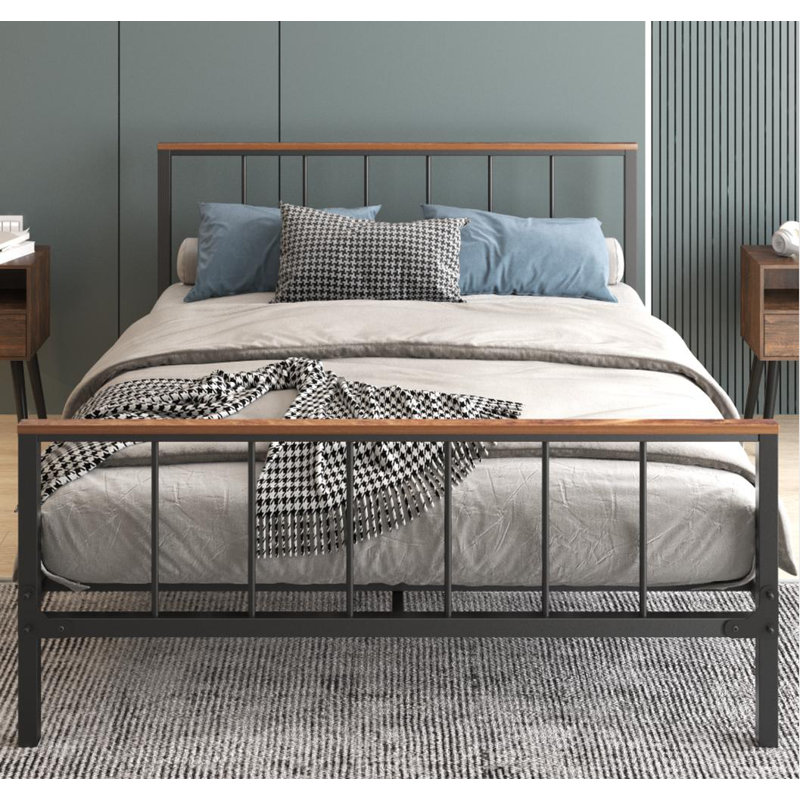 Full Platform Bed Frame (Black)
