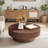 Timeshia Coffee Table, Modern Coffee Table, Wood Coffee Table, Round Coffee Table With Storage-106340848-134548529