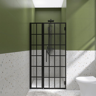 40'' - W x 72'' H Door Framed Shower Door with