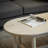 Vintage Round Edge Solid Wood Coffee Table