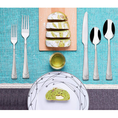 Rosdorf Park Minehead Stainless Steel Flatware Set - Service for 4
