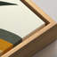 «Mid Century Modern Boho Geometric Sun Forest Plant Abstract», ensemble de 3 impressions sur toile-73721050-73721051