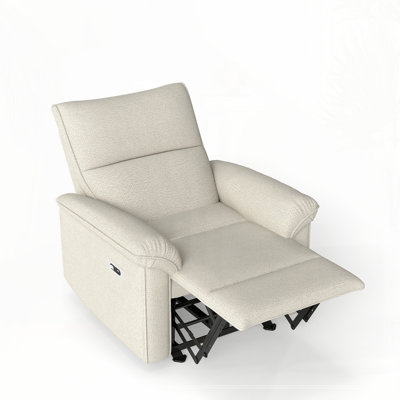 Power Recliner Chair,Electric Recliner For Living Room,Fabric Reclining Armchair For Small Space,Reclining Sofa For Bedroom/Apartment/RV,USB Port(Type-C)