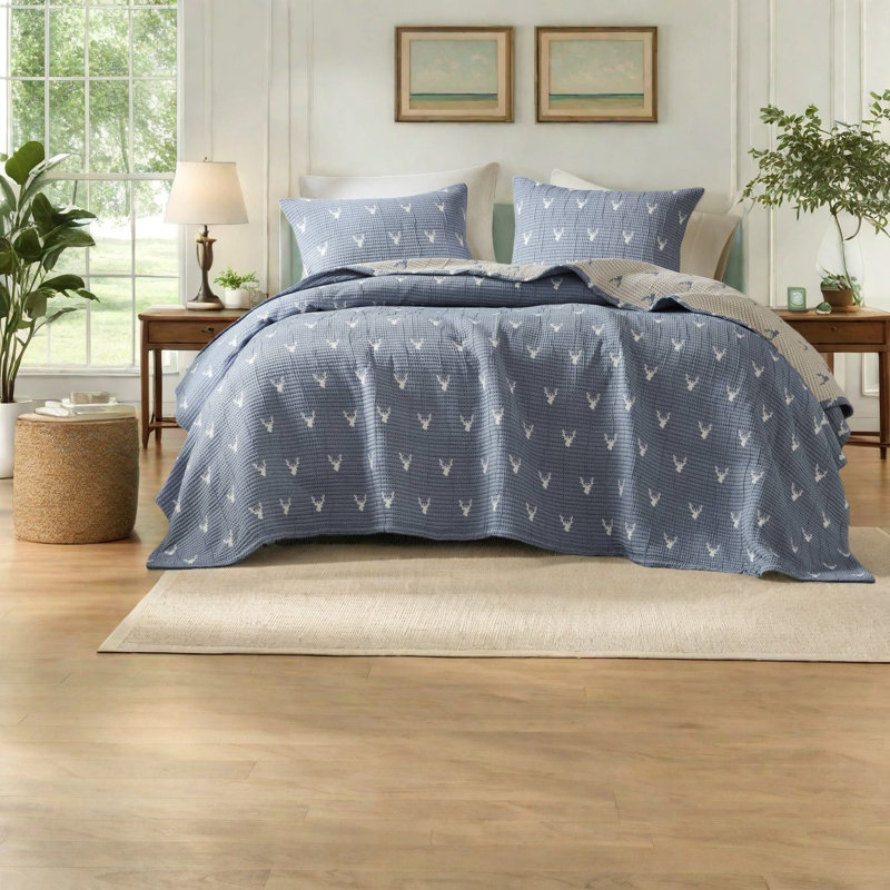 Ensembles de literie en polyester surdimensionnés, très grand lit rustique réversible pour la maison