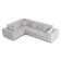 Perry Modular Sofa Set 07 In Gris Fabric