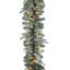 The Holiday Aisle® 9ft. Frosted Arctic Spruce Garland with Clear Lights