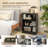 29.5'' H X 19.5'' W 3-Tier Bookcase Open Bookshelf Cube Storage Organizer-776257056