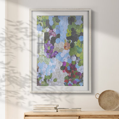 Iris Garden -Framed Print