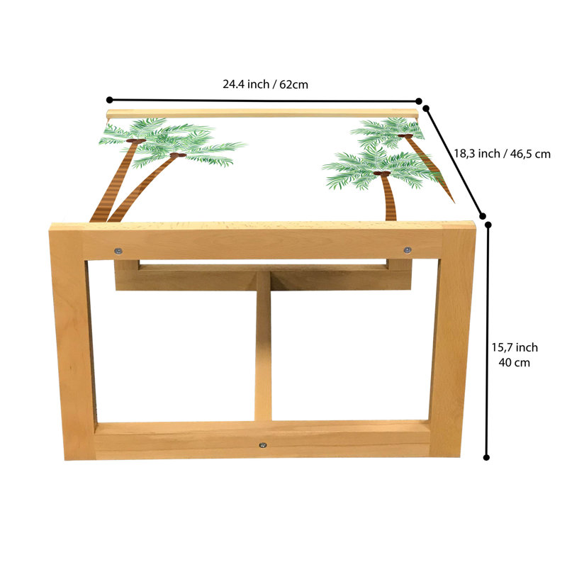 Ireanna Sled Coffee Table, 62cm H x 46cm W x 40cm D