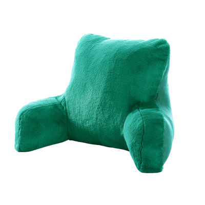 Solid Faux Fur Backrest Pillow