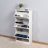 Wooden Shoe Cabinet Shoe Rack Shoe Organizer Shoe Storage Cabinet with 3 Flip Doors