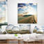 Vue fantastique des dunes du désert - Coussin à imprimé paysage-573522777-573522788