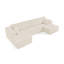 Canapé modulaire en forme de U, canapé modulaire en velours côtelé de style minimaliste moderne-1396205666