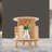 Rotating Bookshelf Display Floor Standing Bookcase Storage Rack
