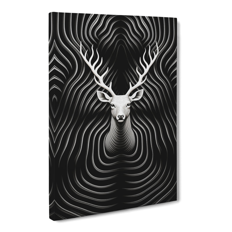 Deer - Wrapped Canvas, 50cm H x 35cm W x 3cm D