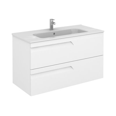Ensemble de meuble-lavabo mural simple 40 po Huntsville