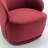 Stith Velvet Upholstered Swivel Barrel Chair-397156944