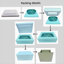 Lavabo vasque, lavabo ovale pour salle de bain-123167469