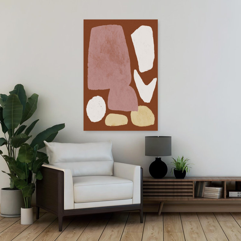 Art contemporain contemporain abstrait, H 36 po x l 24 po