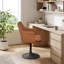 Fauteuil pivotant en cuir Lippa-105239691-105239693