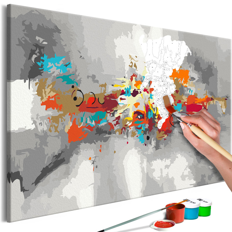 Trousse de peinture par numéros - Désordre artistique