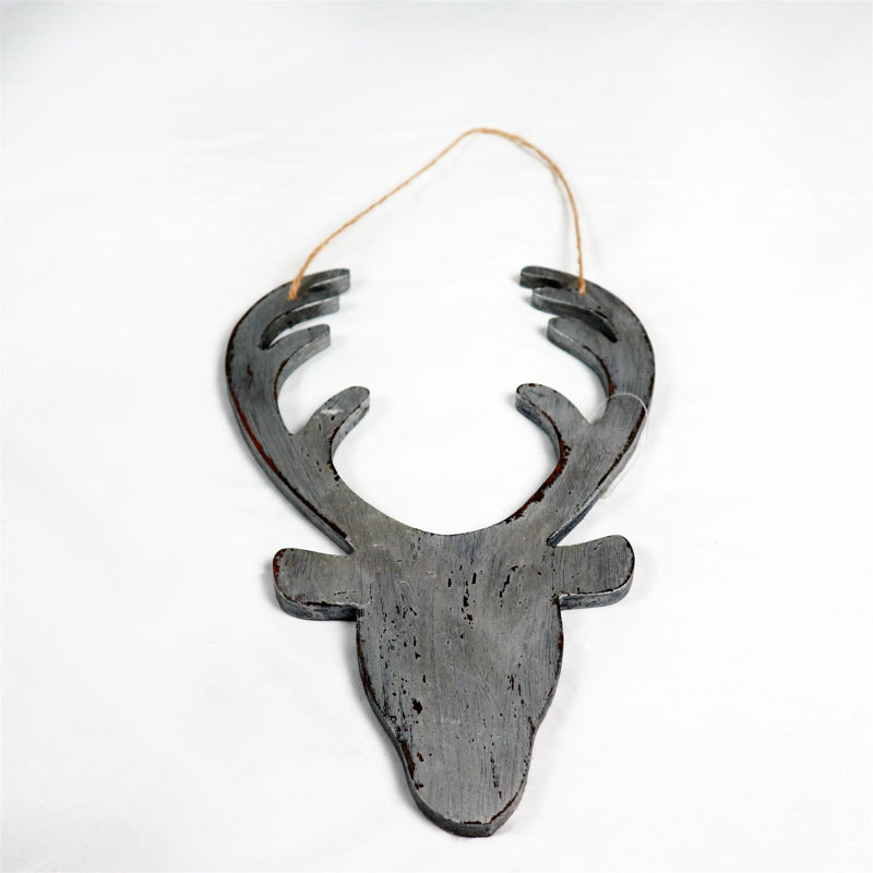 PVC No Holiday Shaped Ornament, Silver, 21 cm x 5.8cm x 6cm