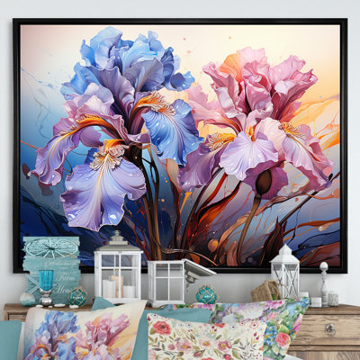 " Irises Burst With Fierce Brushwork Dreamscape "
