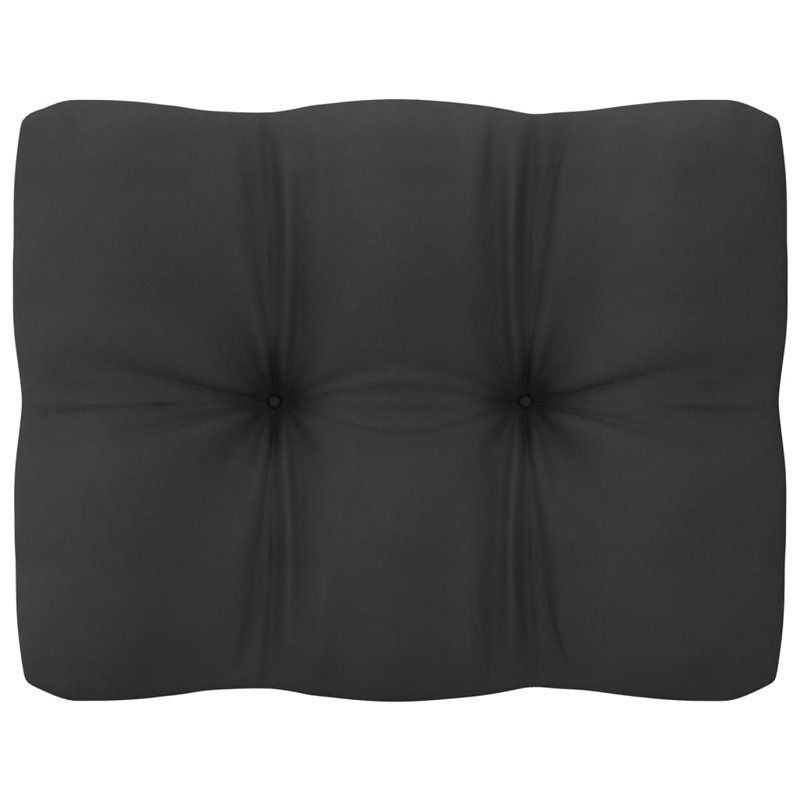  Corner Sofa Anthracite Solid Pinewood Medium Modular