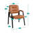 Keymiah Faux Leather Guest Chair with Arms – Ideal for Lobbies, Waiting Rooms Chair, and Reception Chair-1162414883