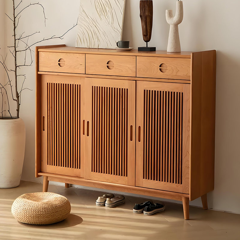Retro classic storage shoe cabinet