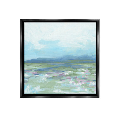 «Foggy Valley Landscape Floater Frame» par June Erica Vess sur toile