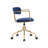 Levins Gold Chrome Task Chair-1430190405