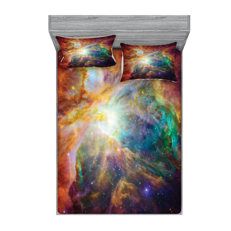 Microfiber Sheet Set, Queen Sheet Set with Fitted Sheet