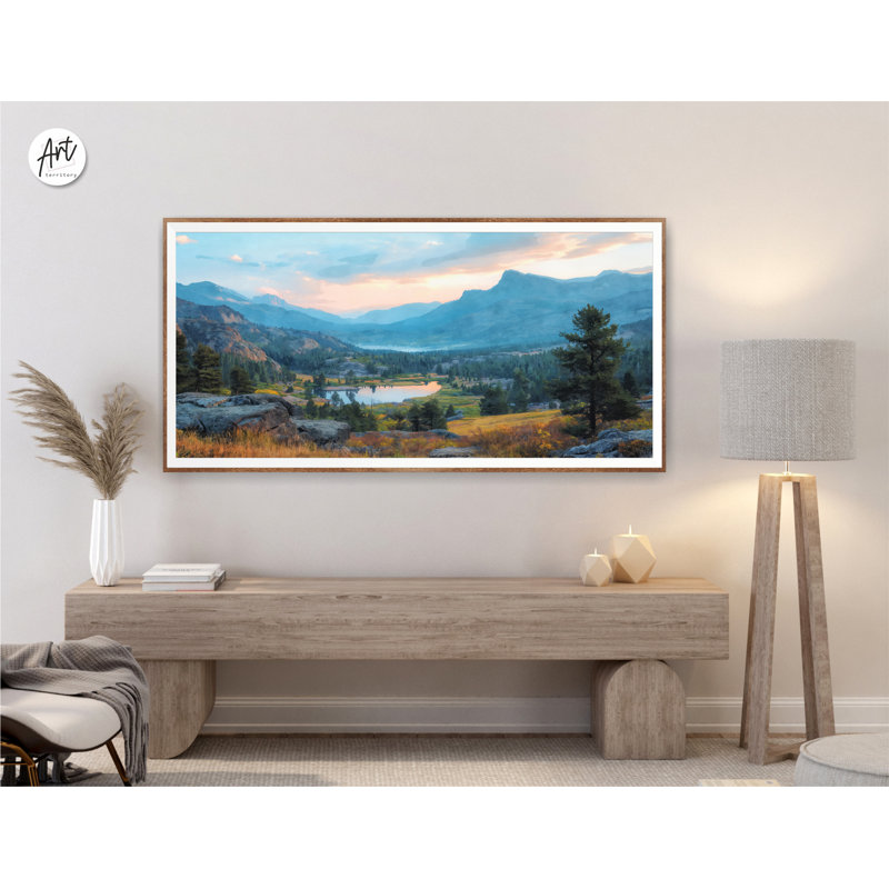 «Rocky Mountain National Park», grande impression panoramique sur toile, Toile tendue, H 24 po x l 48 po x P 1,5 po