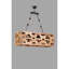 Lustre rectangulaire à 4 lumières Collier-593650280