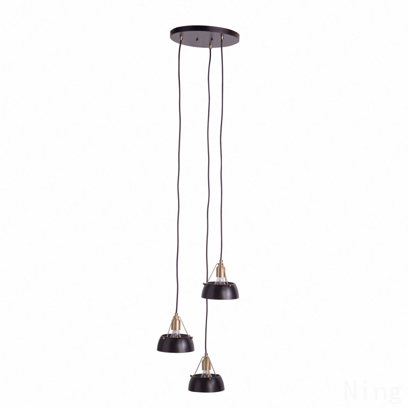 Renmarco Contemporary 3-Light Cluster Pendant