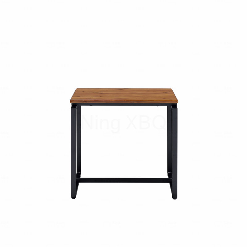 Ensemble de table basse et de bout en chêne 3 pièces